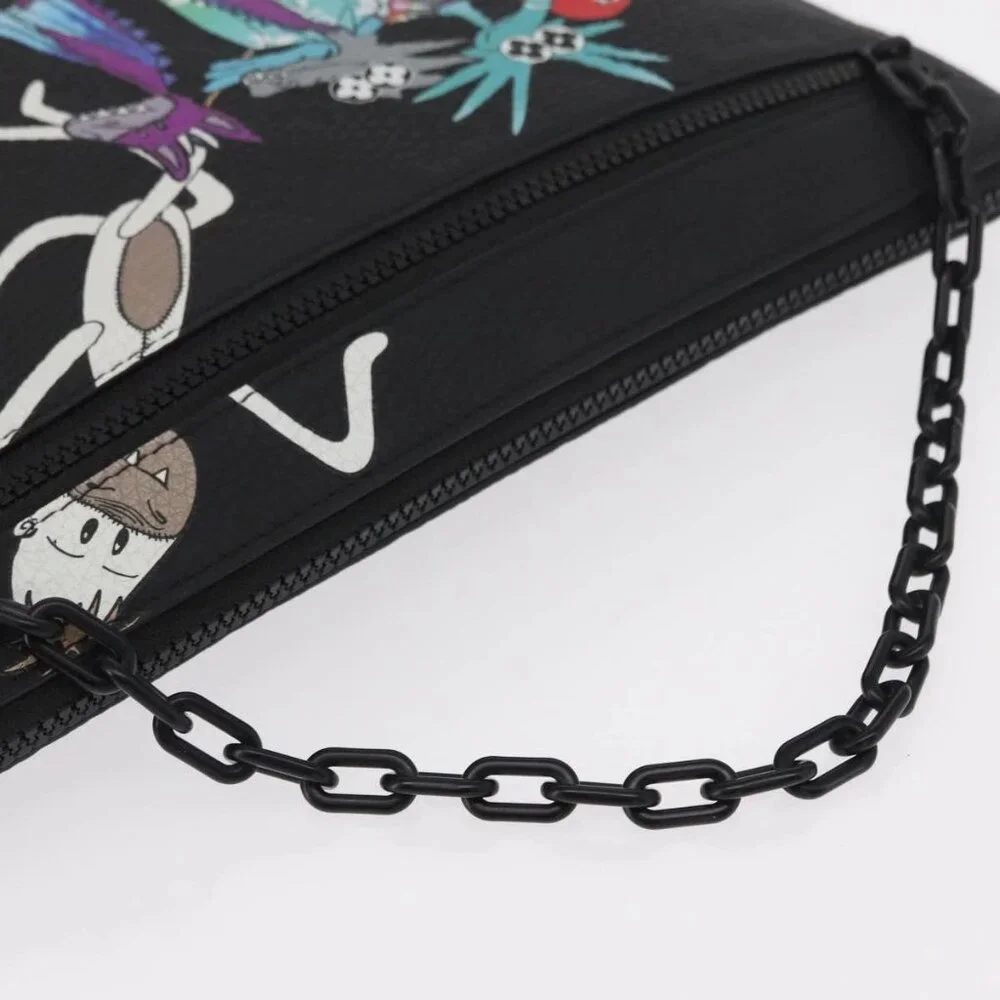LOUIS VUITTON Monogram Taurillon LV Friend A4 Pouch Bag M80147 LV Auth 156664SM